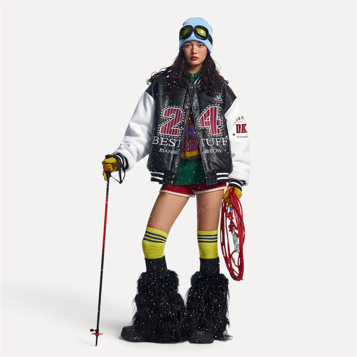 Paste Cloth Embroidery Flight Jacket